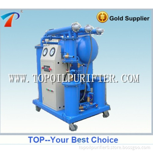 High Effective insulation oil restoration machine, portable type, energy consumption is low, remove water, air, gas, particle